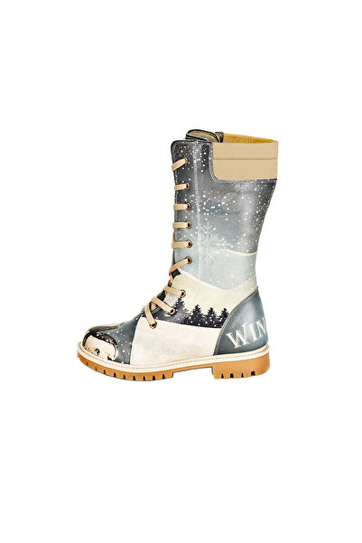 Streetfly Renkli Fermuarlı Uzun Kadın Bot