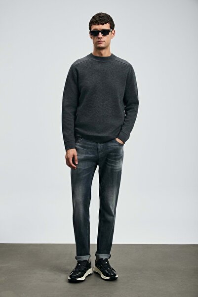 Lufian 112200265 Hegel Sports Jean Men's Trousers Slim Fit Men's Jeans Gray