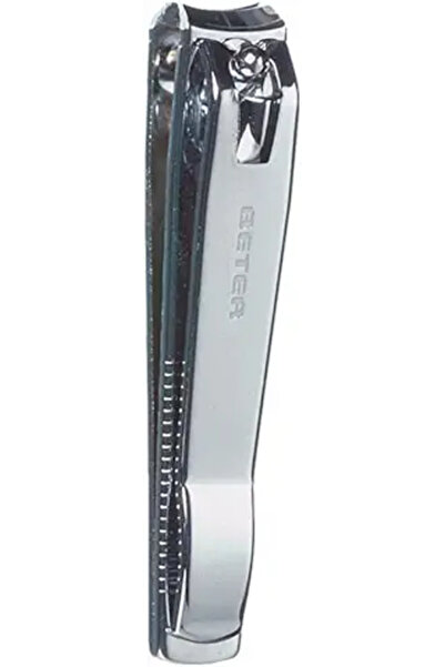 Beter مقص أظافر باديكير مطلي بالكروم، ذو رأس منحني 07004