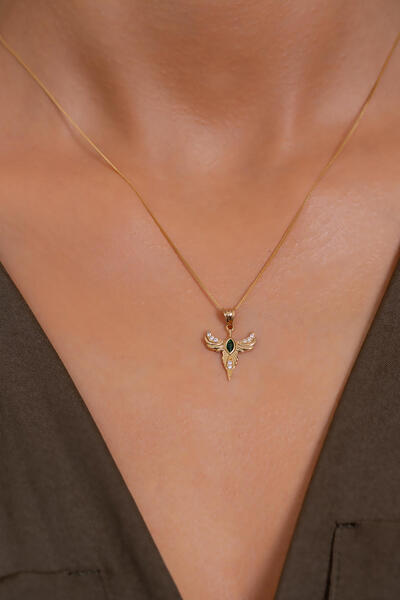 Bayar Gold 14 Ayar Altın Anka Kuşu Kolye