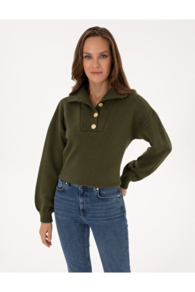 Pierre Cardin Khaki Comfort Fit Sweater 50310934-Vr027