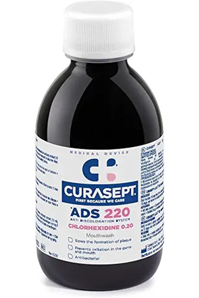 CURASEPT غسول الفم ADS 220 سعة 200 مل - غسول فم مطهر للعناية باللثة ونفس منعش
