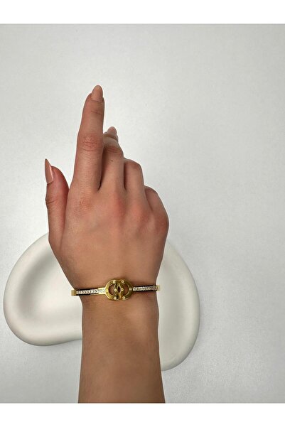 Kius Crtr Gold Stone Bracelet