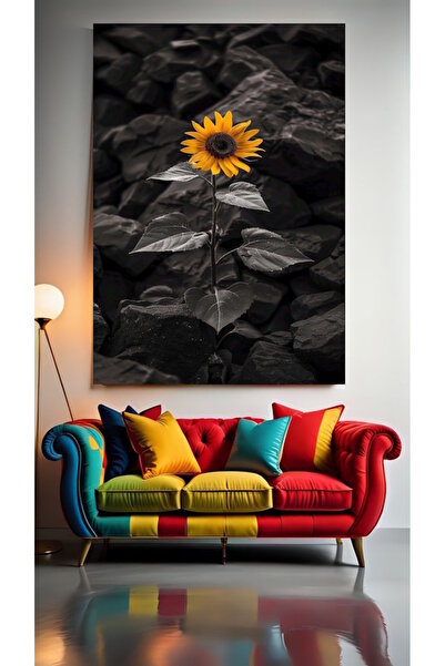 özkacar GÜNEBAKAN V1 Tablou pe pânză pentru decorarea casei, salonului, saloa...
