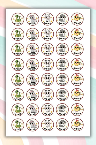 birikiyedi 40 قطعة من ملصقات المدرسة للمعلمين/الواجبات المنزلية/التحفيز/الملصقات