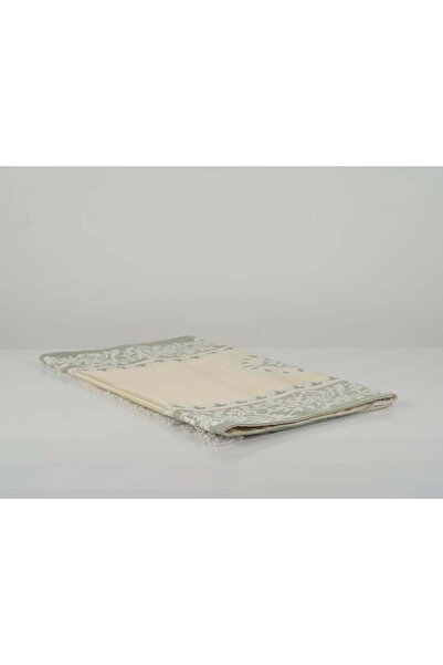 Sondos Lightweight Jacquard Prayer Rug - Apple Green 67×115 cm