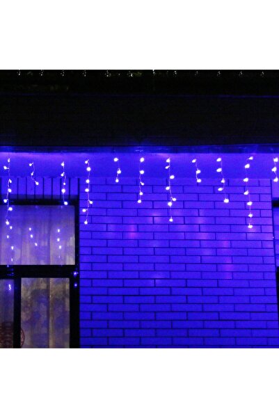 Bibilel ® Christmas Fringe Lights, 12 m, 300 LEDs, Interconnectable, Blue