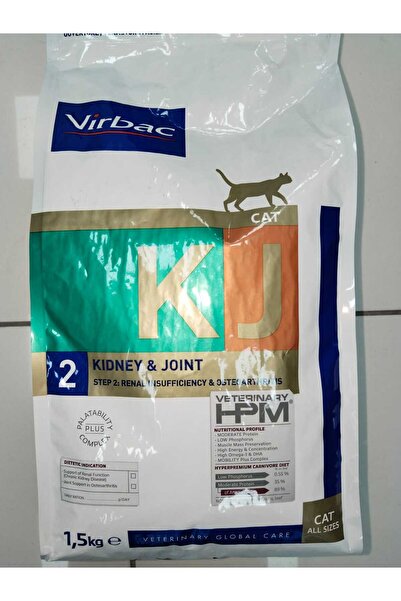 Virbac kidney & joint KJ2 kedi kuru maması 1.5 kg