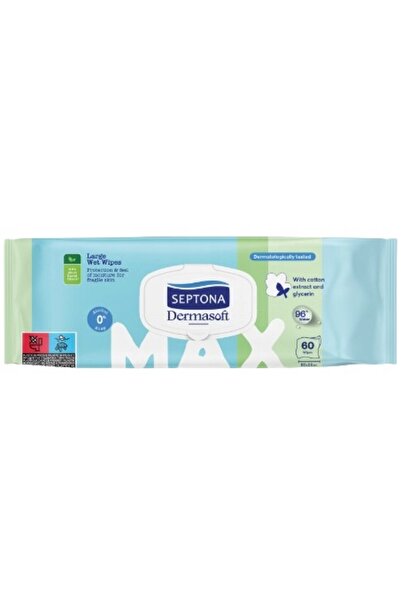 Other Șervețele umede SEPTONA DERMASOFT MAX din bumbac cu glicerină 60 de șer...