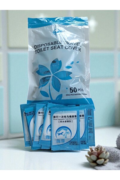 Online Home Market 50 Adet Kullan At Pratik Kullanımlı Hijyenik Klozet Kapağı...