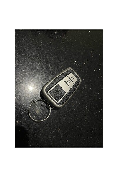 OEM Husă argintie pentru cheie Toyota Camry Prius Corolla C-HR CHR Prado 2018 Rav 4 cu 2 butoane