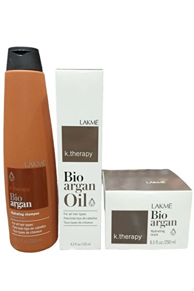 LAKMÉ شامبو ترطيب بالارجان الحيوي 300 مل وقناع ترطيب بالارجان الحيوي 250 مل و...