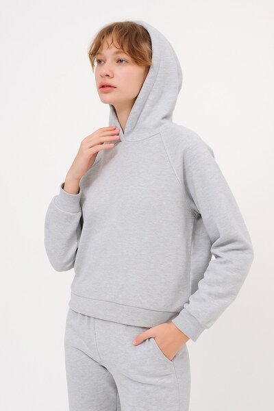HAKKE Three Thread Hooded Tracksuit Set