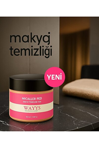 WAYYS MAKYAJ TEMİZLEME PEDİ İLE KOLAY TEMİZLİK
