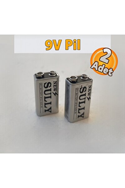 NEW SULLY Sully 9 Volt Pil 6F22 (2 Adet)