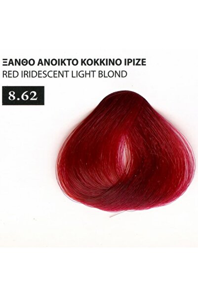 EXCLUSIVE PROFESSIONAL Vopsea de păr permanentă, Exclusive Professional, nr. 8.62 blond deschis roșu iridescent, 100 ml cu