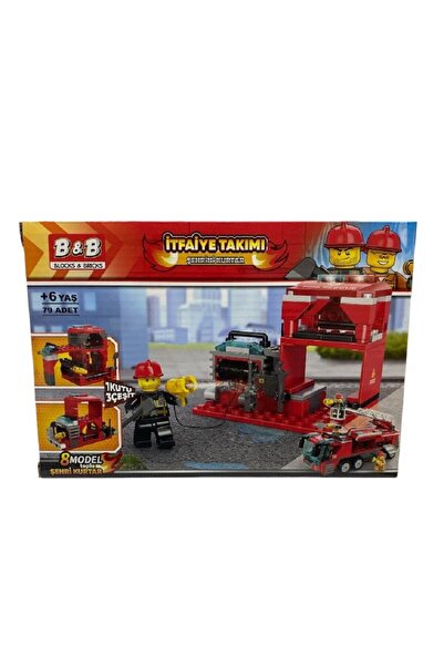 Birlik Oyuncak مجموعة ألعاب بناء فريق الإطفاء مكونة من 79 قطعة 4246