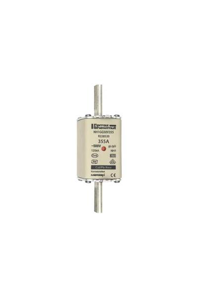 mersen NH1GG50V355 NH Sigorta 355A 500V AC gG Çift Gösterge – 3’lü Paket