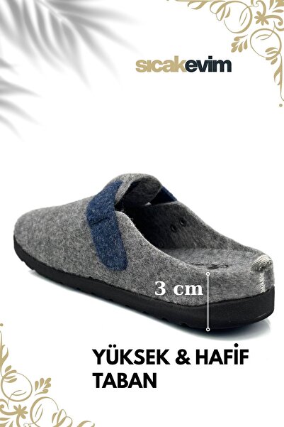 Moda Anna Γυναικείες χειμερινές παντόφλες για το σπίτι – Ζεστές, ελαφριές και ανθεκτικές, κομψές βελούδινες παντόφλες γκρι ναυτικό