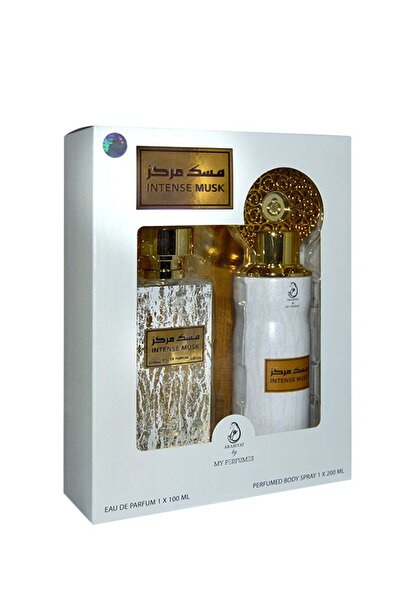 MEESAN مجموعة هدايا عربيات مع المسك المركز (1 × عطر 100 مل، 1 × بخاخ للجسم 20...