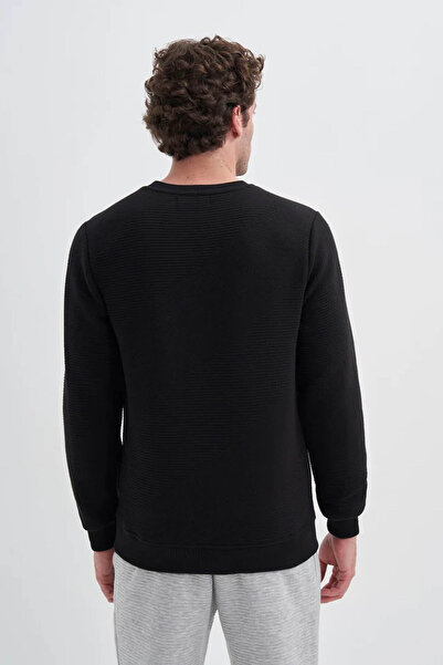 Cazador Crew Neck Black Men's Sweatshirt 51930
