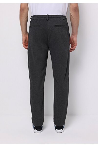 Colin's Regular Fit Mid-Rise Straight Leg Men's Anthracite Trousers