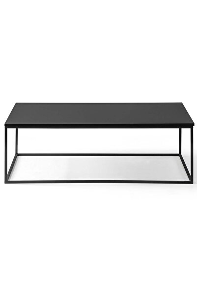 MİLVAKİ Orta Sehpa Minimalist Dikdörtgen Siyah