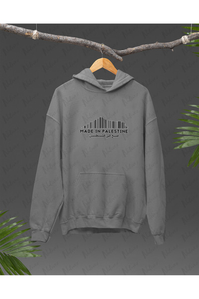 Nulivez هودي كبير الحجم للجنسين بتصميم فلسطيني مطبوع عالي الجودة