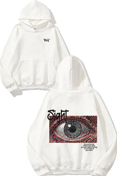 THEWERT Φούτερ με κουκούλα με στάμπα Sight Eye Design