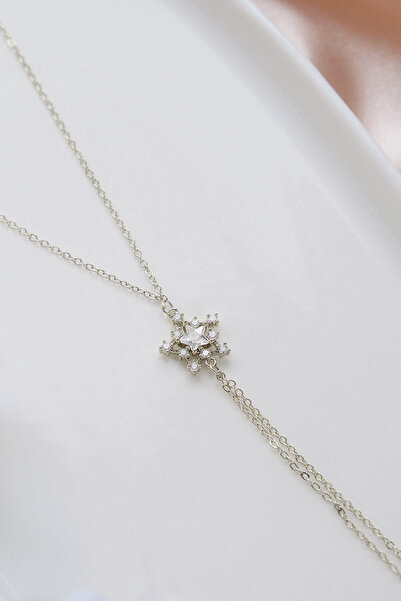 AURRARİ Silver Zirkon Taşlı Yıldız Şahmeran