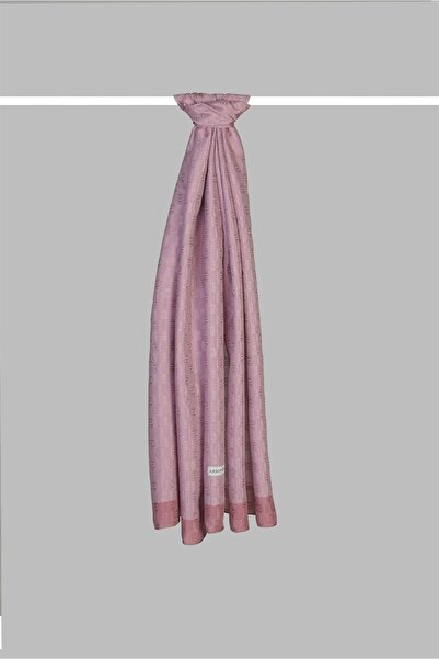 ARMANDA Dama desenli Monogram Şal - Lila