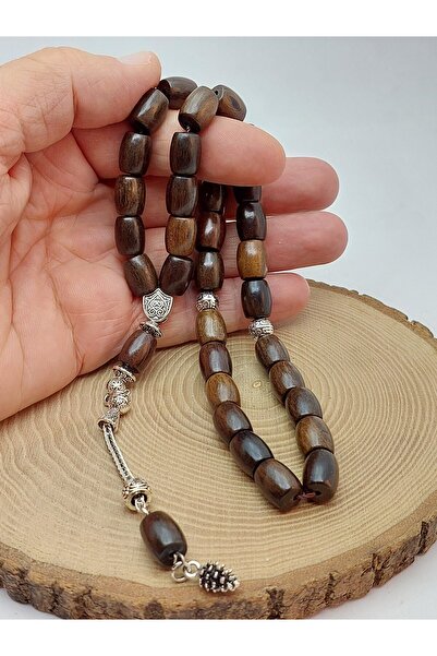 Yasamtohumu سبحة خشب الجوز مقطوعة 33 حبة 9.5*12 (56900)