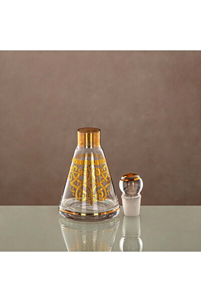 Generic Almarjan Perfume Bottle Clear & Gold 14 tola