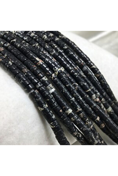 SESİKA HOBİ Cilindru de variscit negru de calitate A din piatră naturală aute...