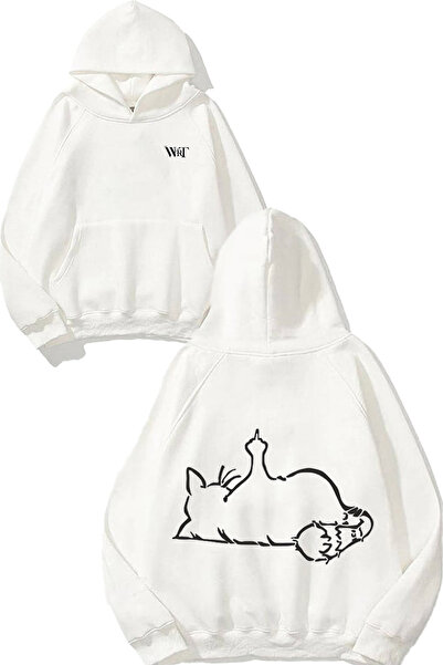 THEWERT Φούτερ με κουκούλα με στάμπα στην πλάτη με 5 σχέδια εμοτικών κινουμένων σχεδίων