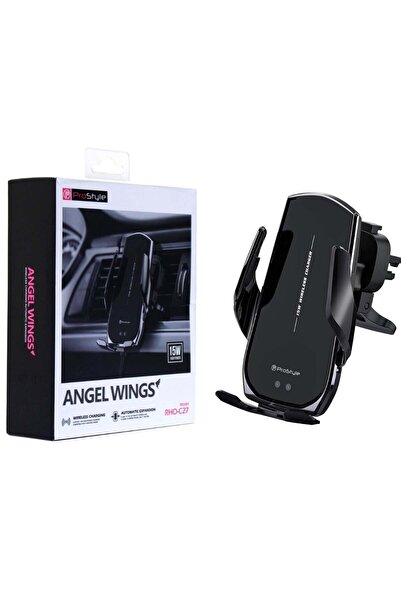 Prostyle شاحن سيارة لاسلكي 15 وات مع حامل هاتف تلقائي لفتحة التهوية