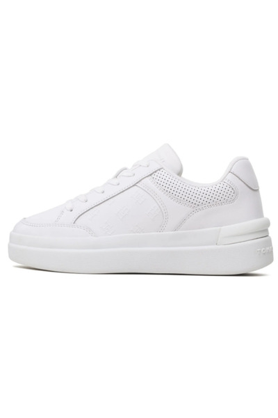 Tommy Hilfiger Sneakersy Embossed Court Kadın Sneaker FW0FW07297