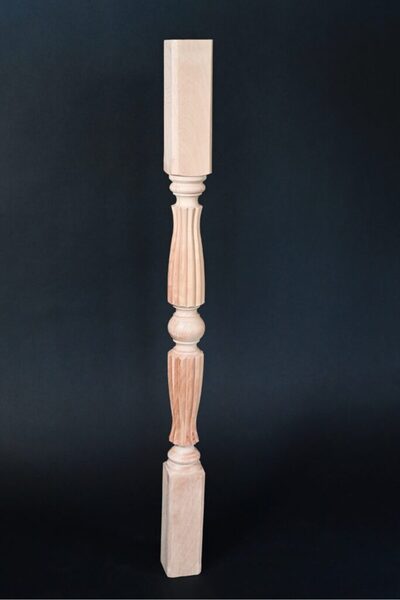 Zafer Aydın Ahşap ZFR-122, Balustradă din fag, 800mm X 56mm X 56mm