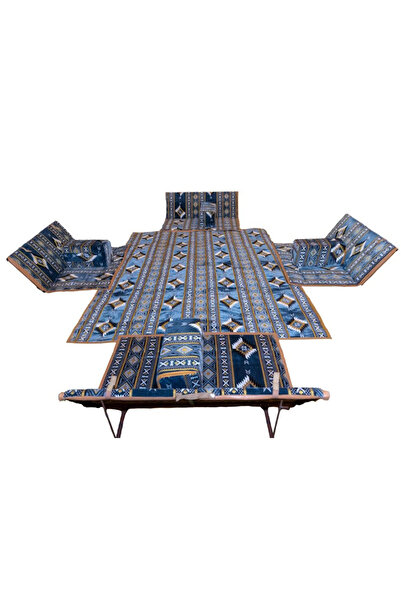 Cady One 5-piece ground mat, 200*300 cm, for 9 people, with 4 floor chairs an...