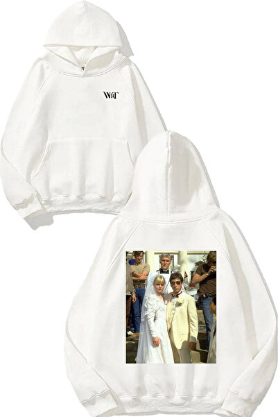 THEWERT Φούτερ με κουκούλα με στάμπα στην πλάτη Scarface 7 Design