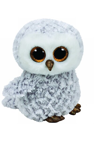 OEM Ty Boos Owlette White Bufniță de pluș 24cm