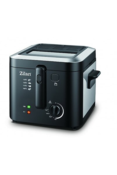 Zilan Friteuză ZLN-0010, 1600 W, 2,5 L, Termostat reglabil, Bol detașabil, Oțel inoxidabil