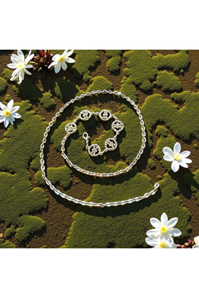 Gözde Mağazacılık حزام نسائي ذهبي مع إكسسوارات