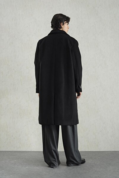 GIESTO Basic Black Coat