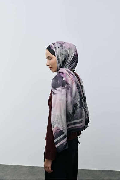 Modakaşmir Abstract Pattern Cotton Shawl