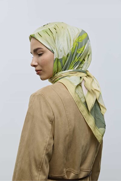 Modakaşmir Roselith Pattern Bamboo Scarf