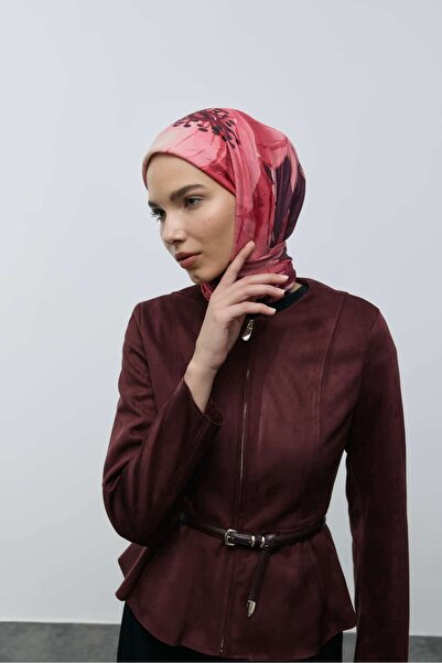 Modakaşmir Roselith Desen Bambu Eşarp