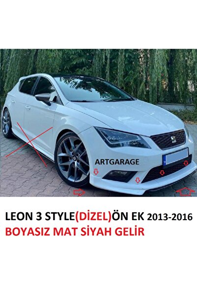 Bodykitartgarage LEON 3 STYLE ÖN EK(BOYASIZ)FİBERGLASS