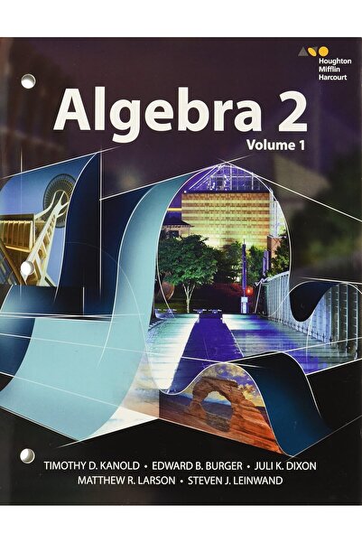 Houghton Mifflin Harcourt إصدار الطالب التفاعلي المجلد 1 2015 (HMH Algebra 2)