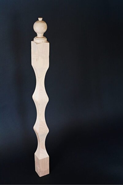 Zafer Aydın Ahşap ZFR-125, Balustru de capăt din fag, 1000mm X 70mm X 70mm